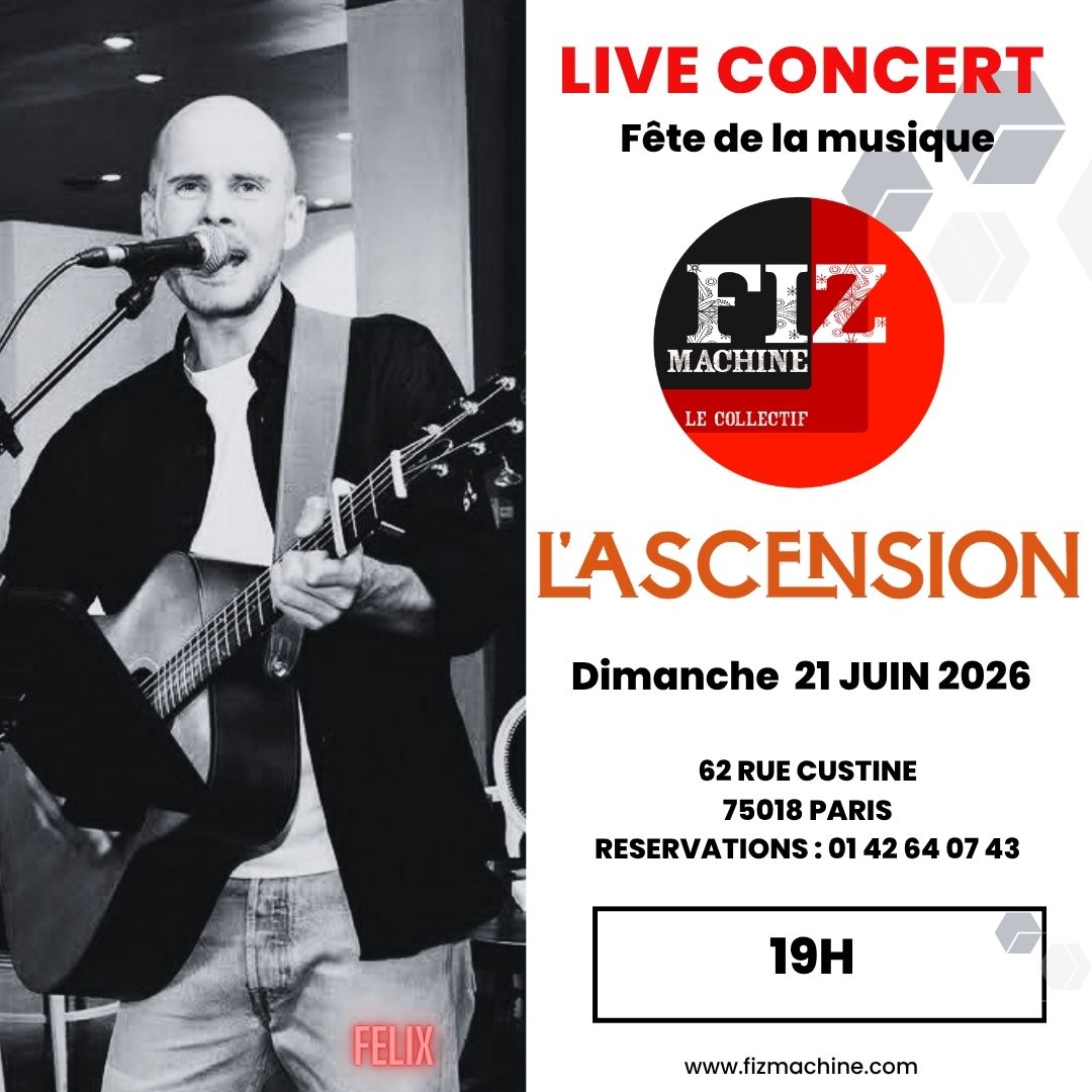 Live Concert Publication Instagram - Fiz'Machine